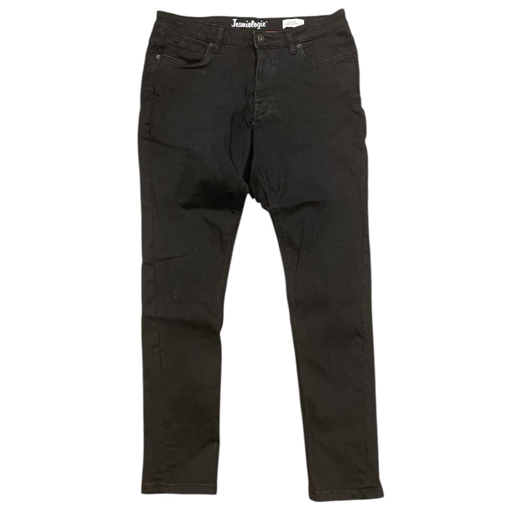 Jeaniologie W32” black slim fit stretch jeans